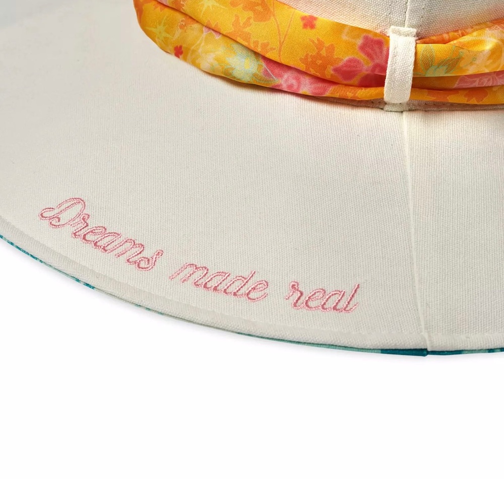 Disney White and Orange Floral Hat - Picture 5 of 5